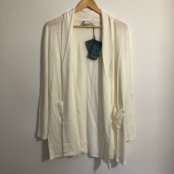 NWT Lysse REVOLVE Brandi long cardigan off white S - Picture 13 of 13